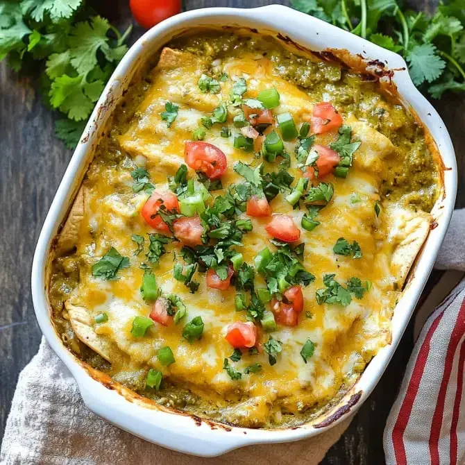 Un plat de lasagnes garnies de fromage, tomates, ciboulette et coriandre, servi dans un plat en céramique.