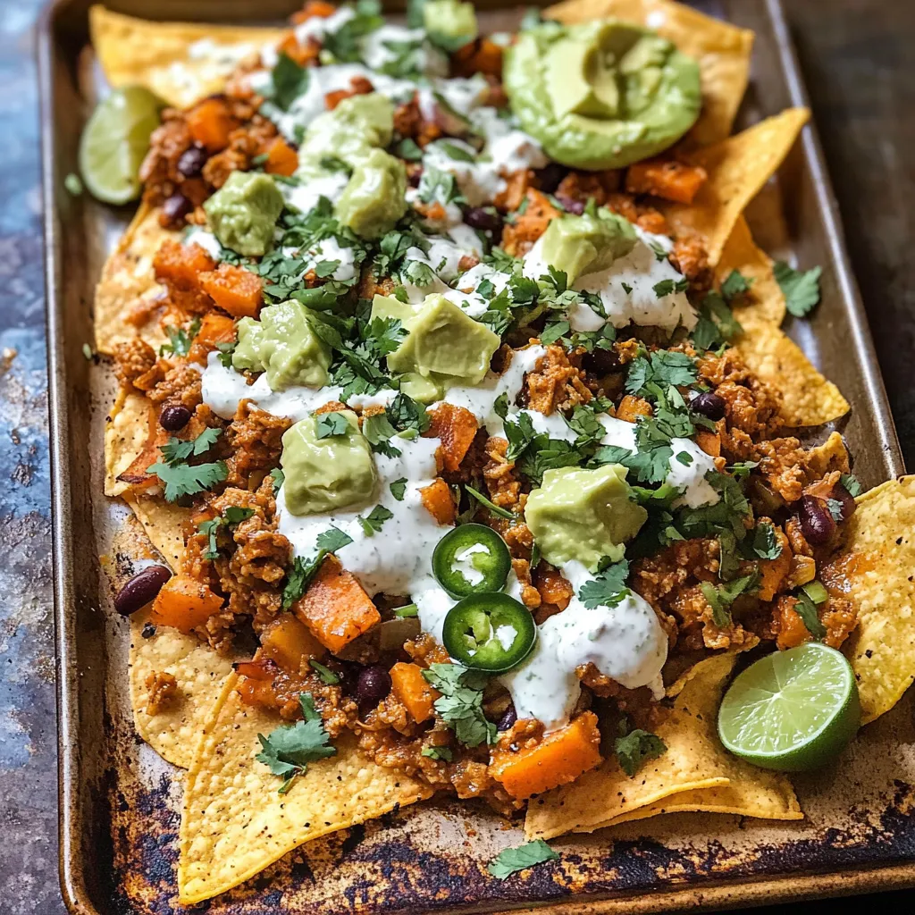 Nachos au poulet chipotle et sauce yaourt jalapeño - Une recette mexicaine revisitée