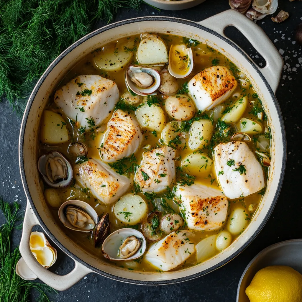 Pot-au-feu de la mer en cocotte