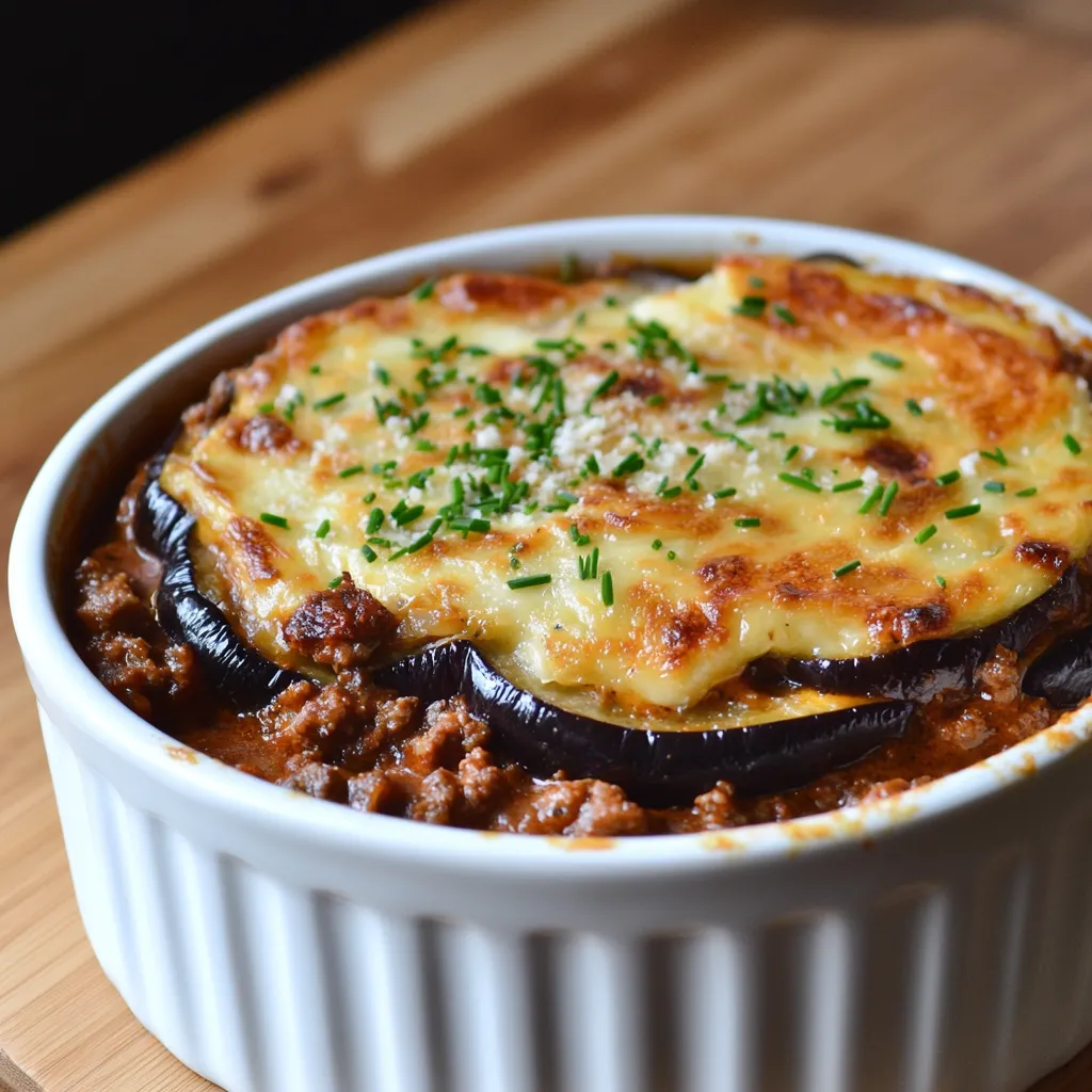 Recette Moussaka authentique