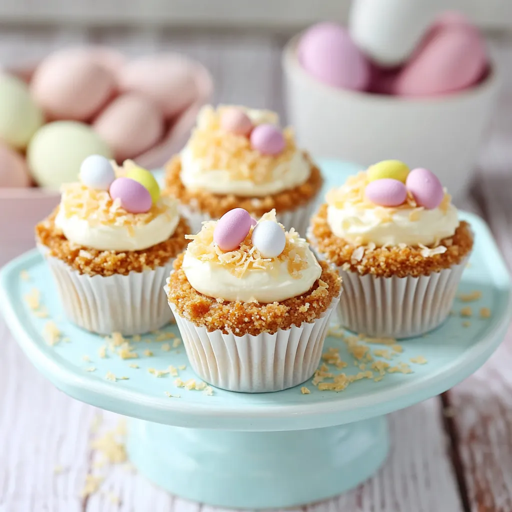 Mini cheesecakes de Pâques sans cuisson