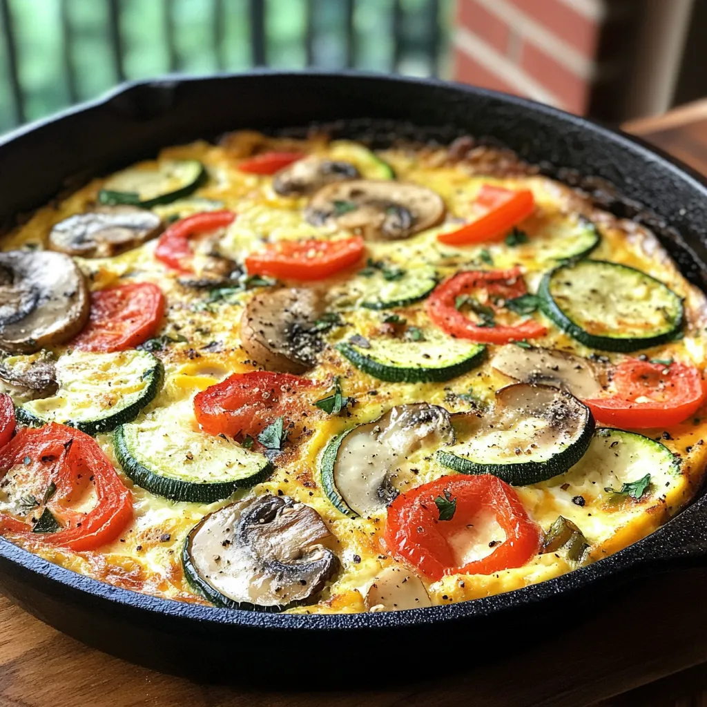 Frittata aux légumes - Recette facile et adaptable