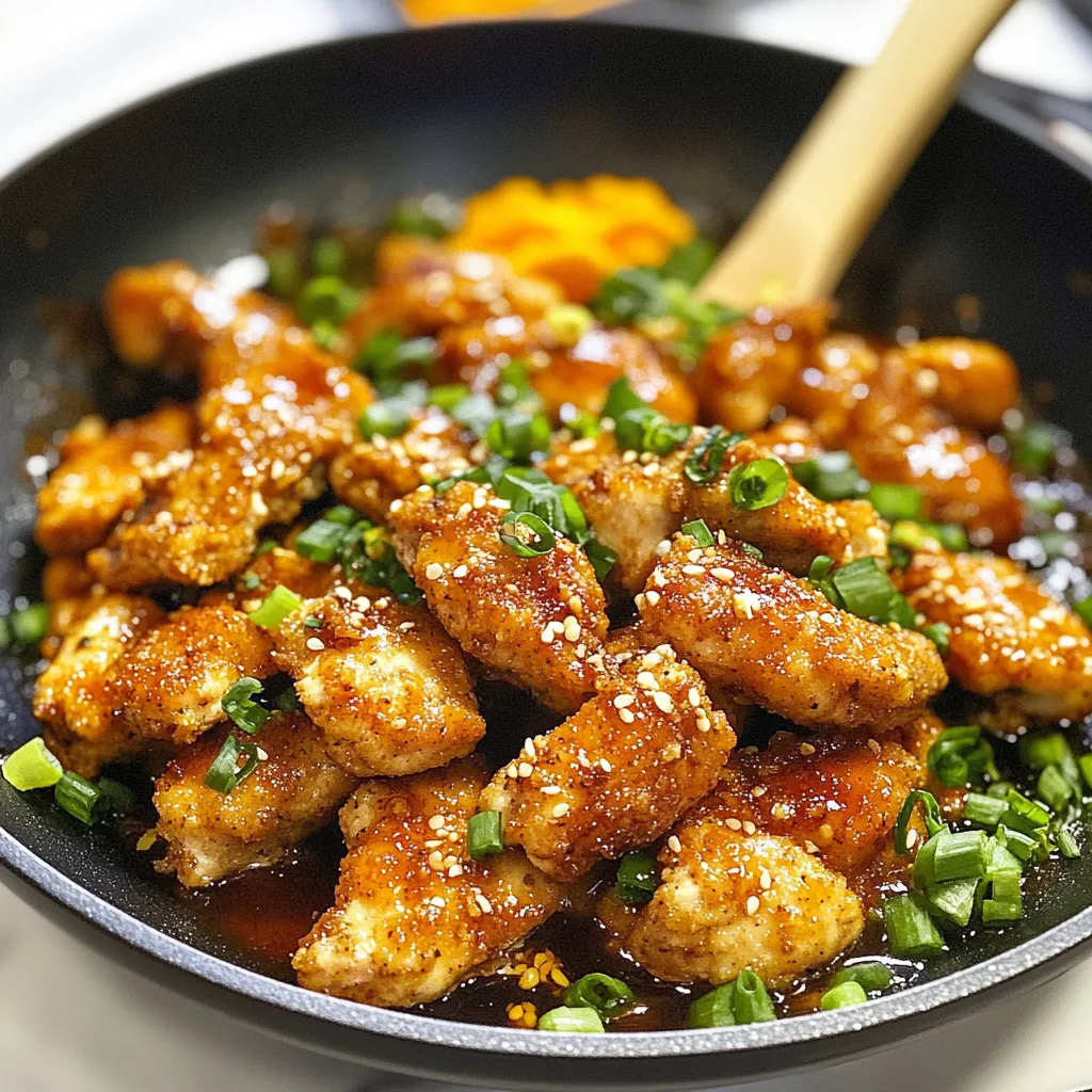 Poulet à l'orange keto - Version allégée en glucides