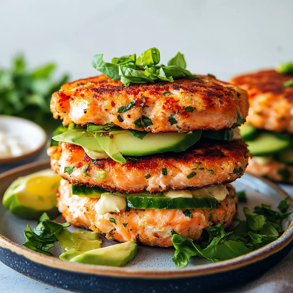 Burger de Saumon Ultime - Prêt en 30 Minutes avec Sauce Chili Douce