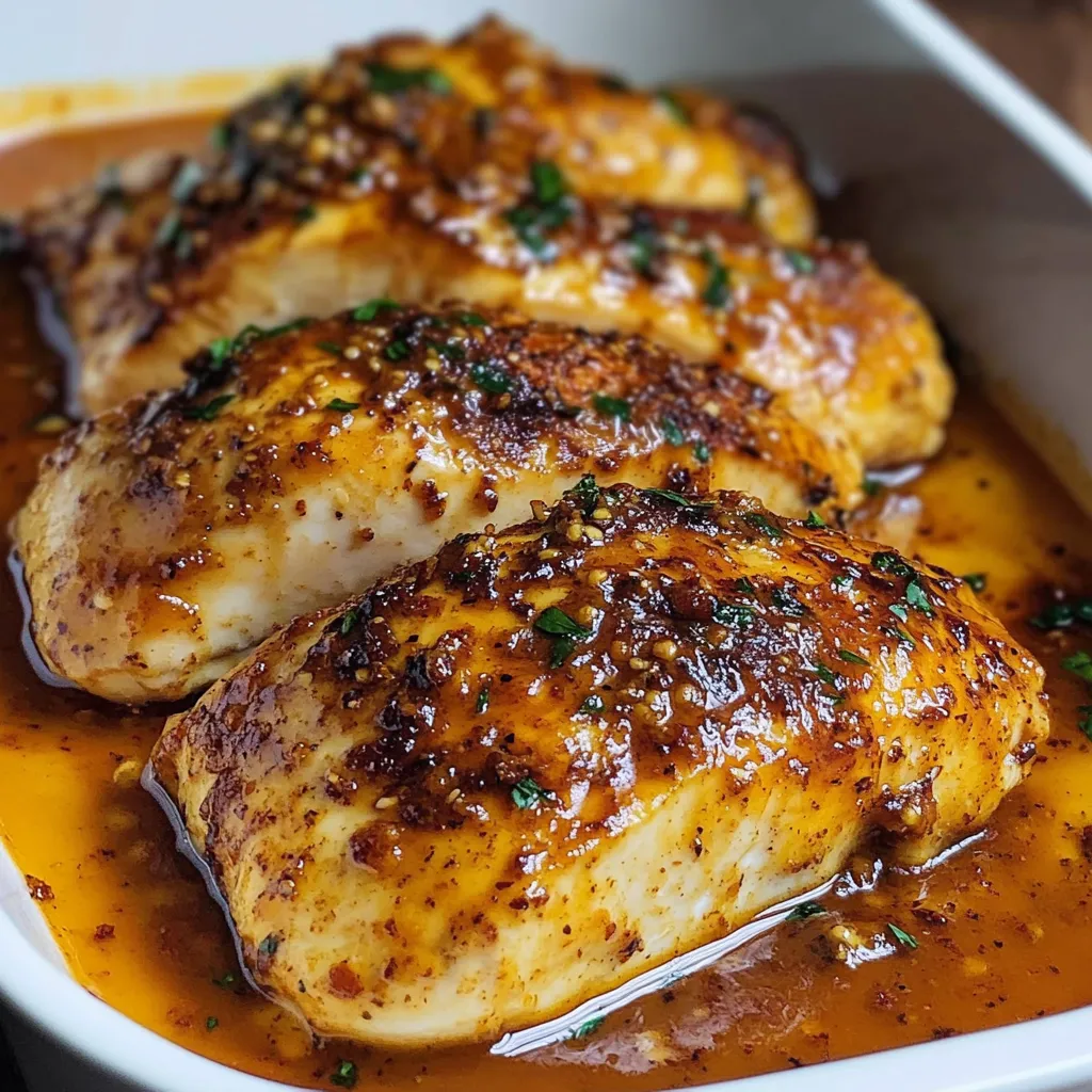 Recette minimaliste de filets de poulet marinés