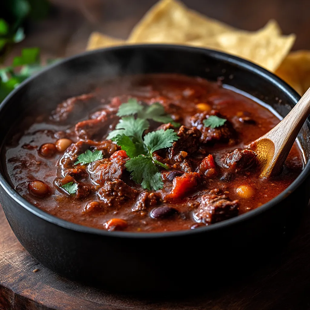 recette de chili con carne rapide à la cocotte-minute.