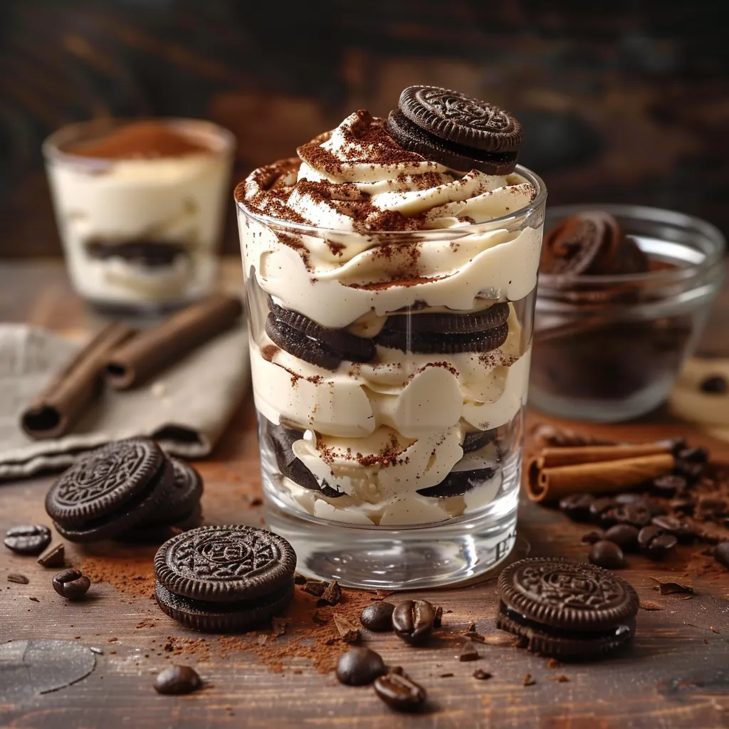 Tiramisu Oreo en Verrines: Dessert Gourmand Sans Cuisson