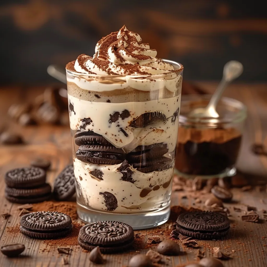 Dessert Tiramisu Oreo: Version Chocolatée du Classique Italien