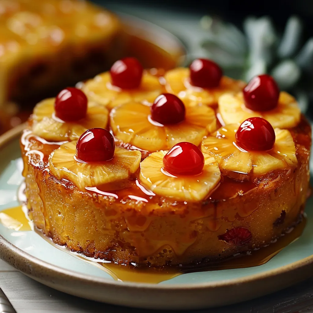 Gâteau Renversé à l'Ananas: Recette Traditionnelle Caramélisée