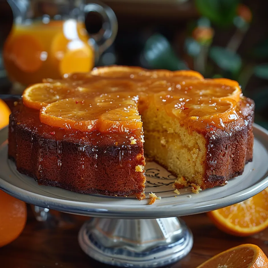 Cake à l'Orange Grand-Mère: Gâteau Moelleux aux Zestes d'Agrumes