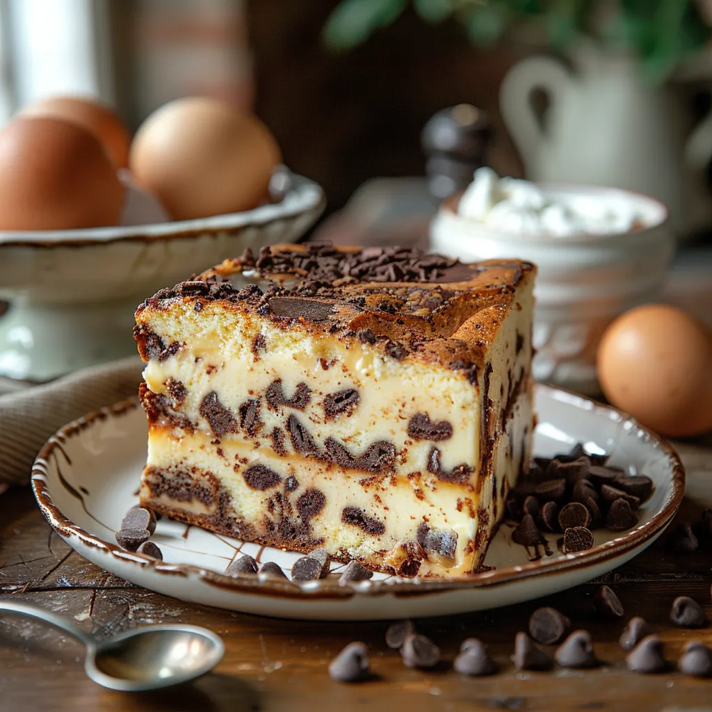 Torta di Ricotta e Cioccolato: Gâteau Italien Ricotta et Chocolat