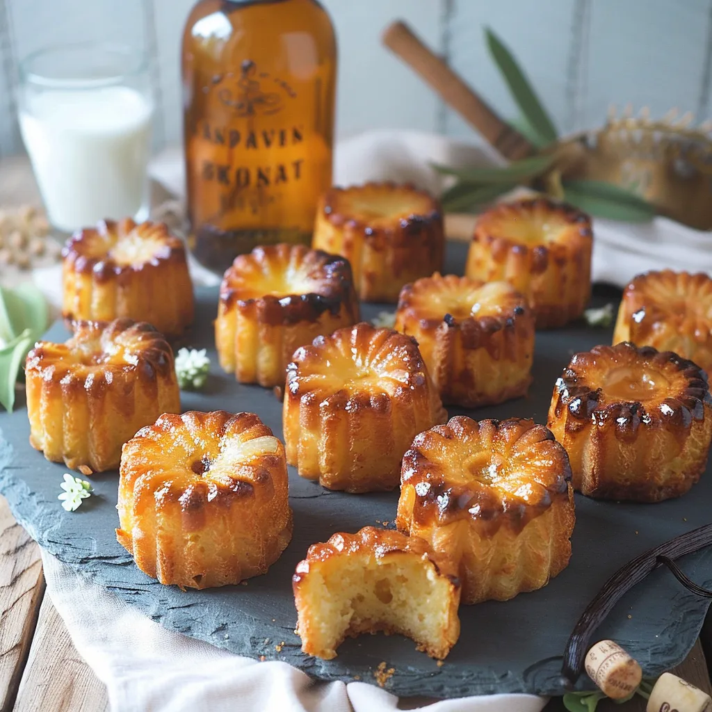 Cannelés de Bordeaux au cœur vanillé - dessert traditionnel français