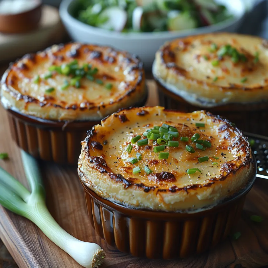 Préparation crémeuse des flans de poireau maison