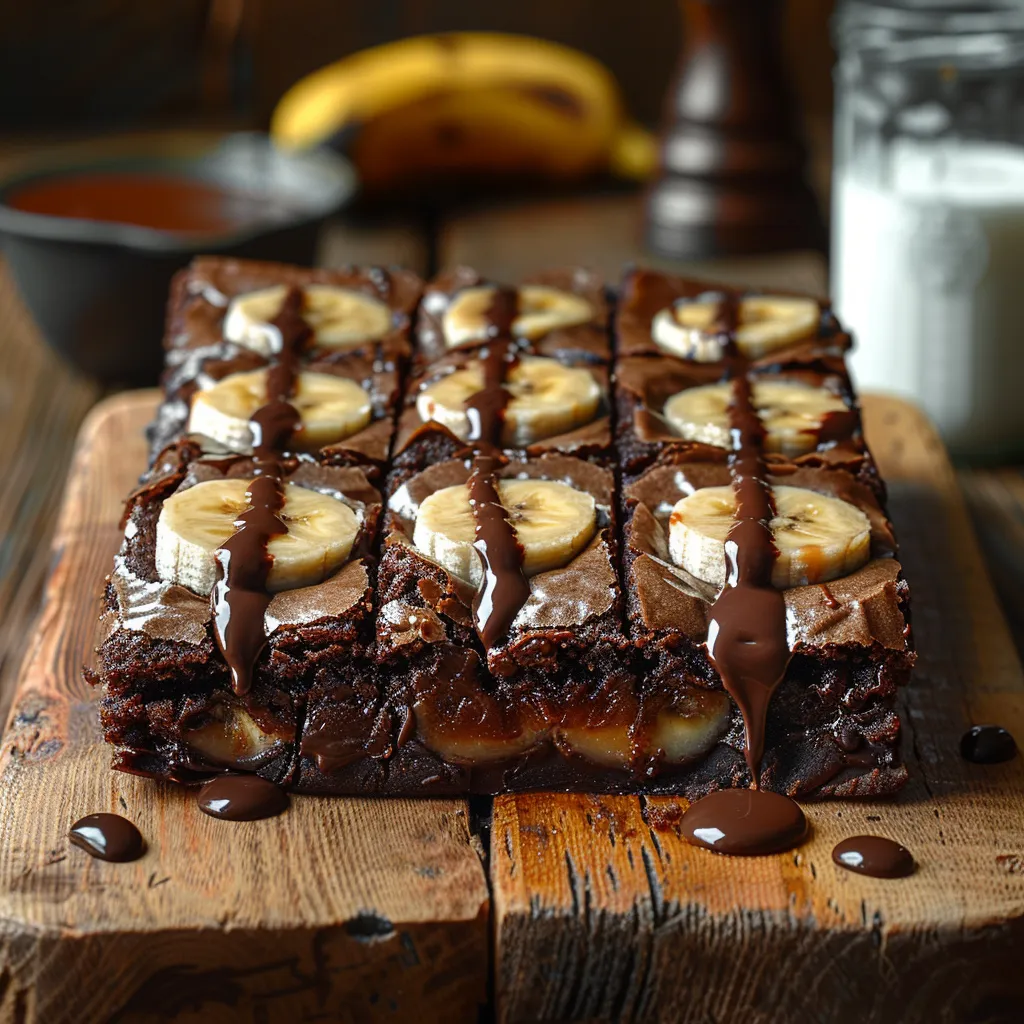 recette de brownie chocolat banane