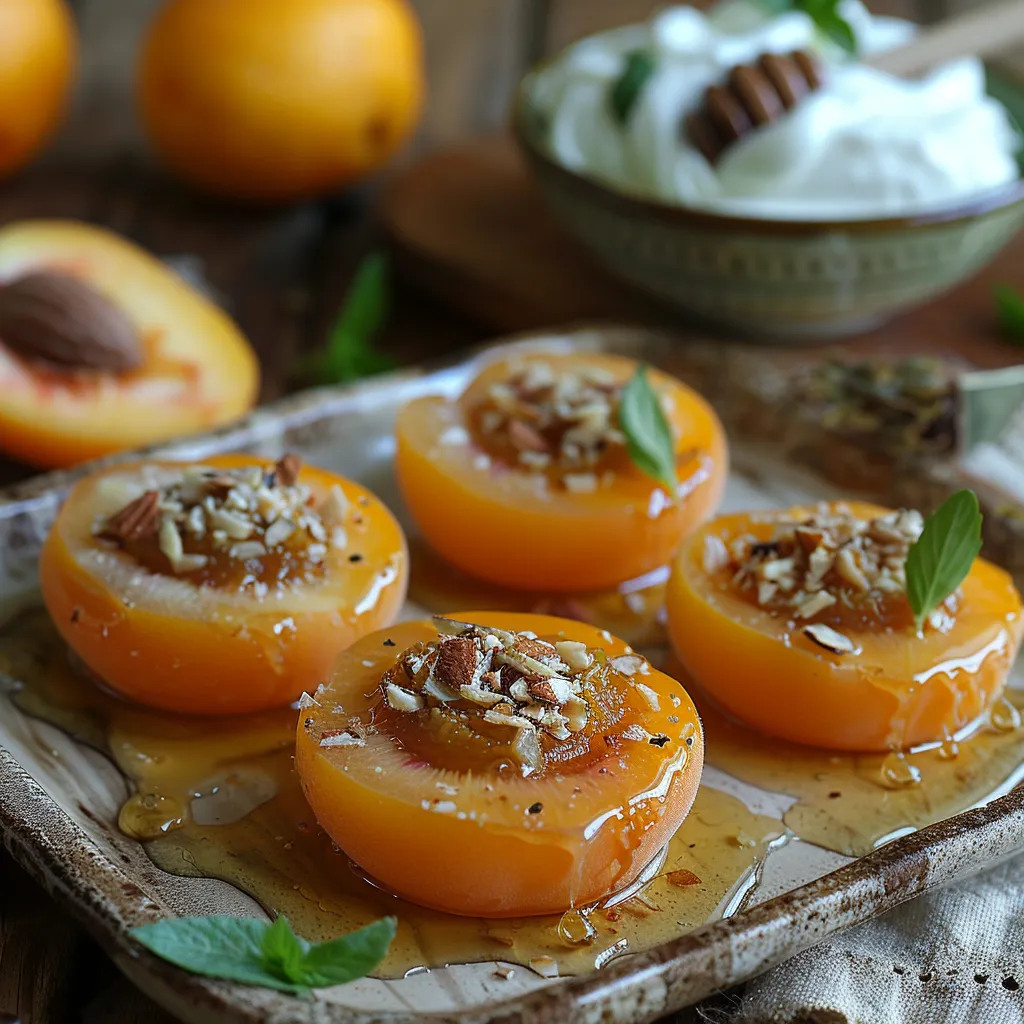 Abricots farcis aux amandes