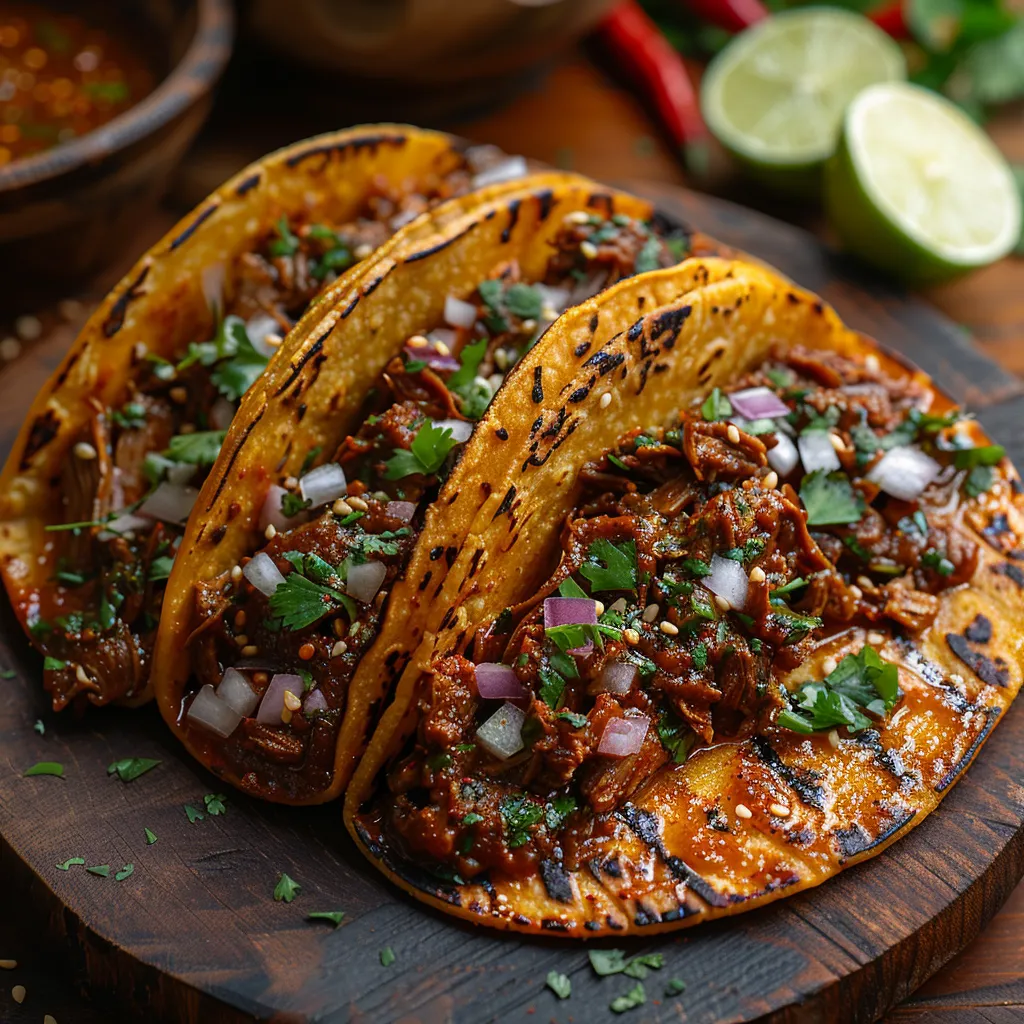 Savoureux ragoût mexicain d'agneau mijoté dans une sauce aux piments et épices