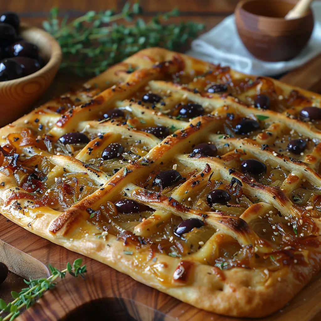 Recette authentique de la pissaladière niçoise avec sa pâte à pain maison