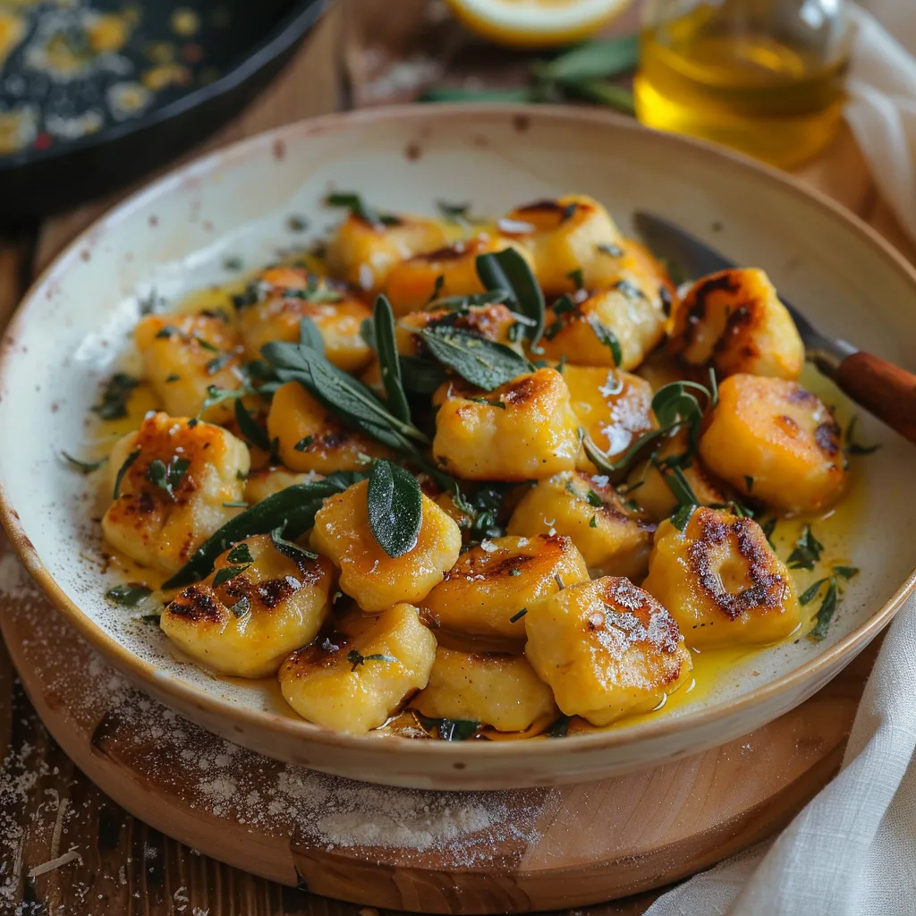 Gnudi au butternut - Des gnocchis légers à la courge et sauge