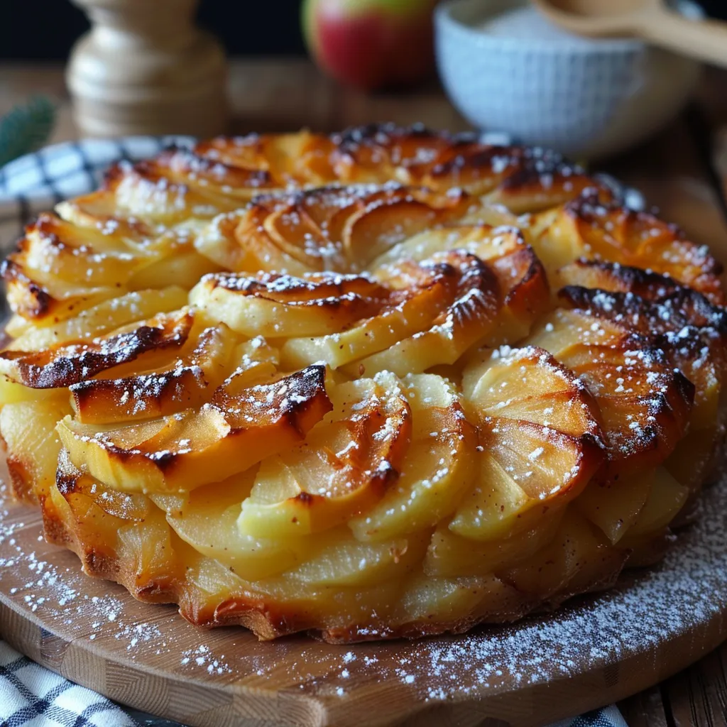 Gâteau aux pommes façon grand-mère - Recette traditionnelle facile