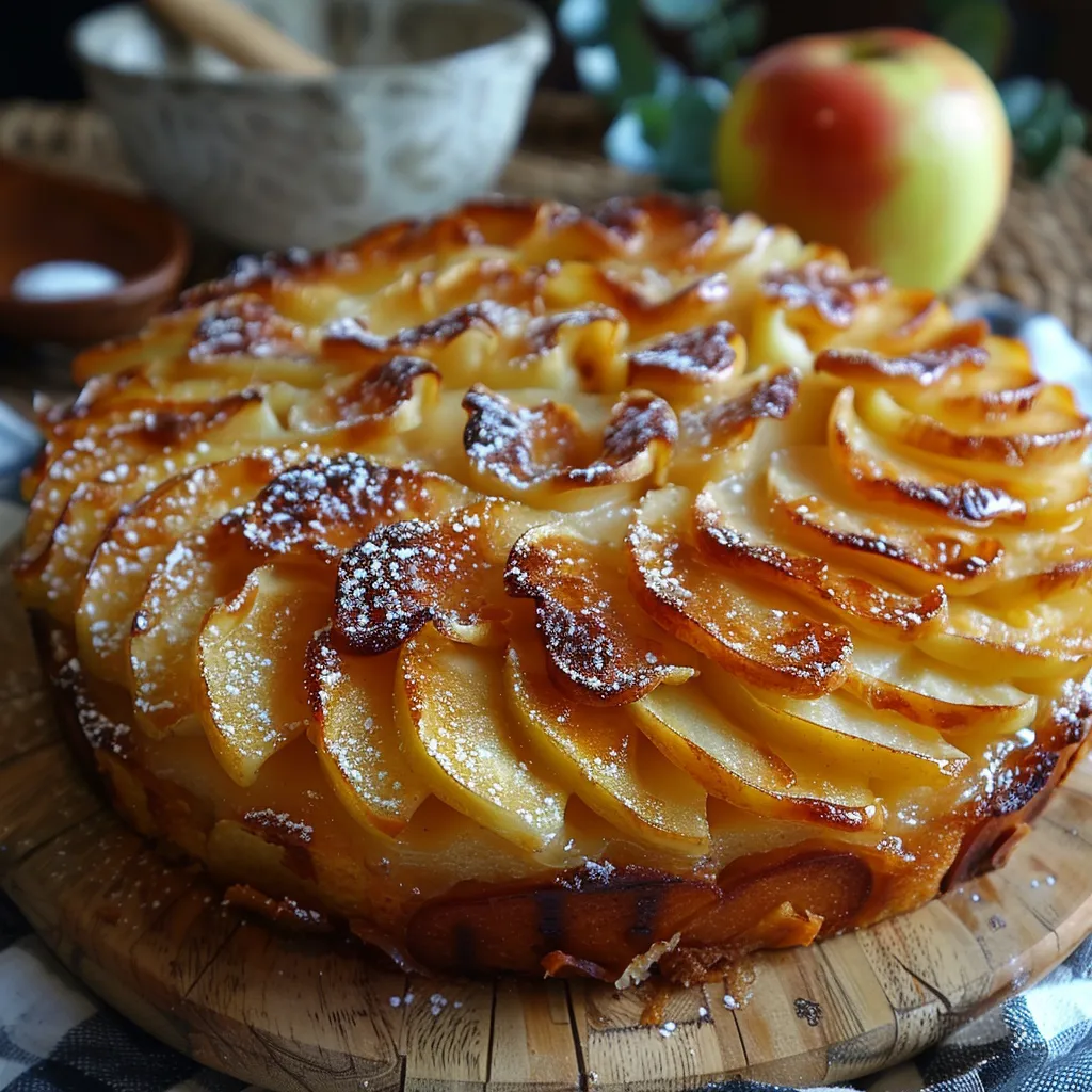 Gâteau aux pommes façon grand-mère