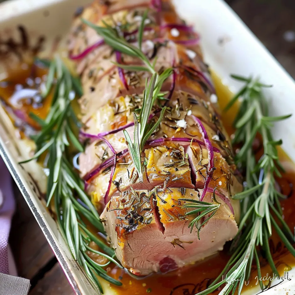 Rôti de porc à l'italienne