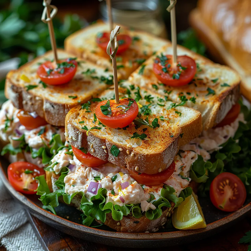 Recette facile de canapés au thon
