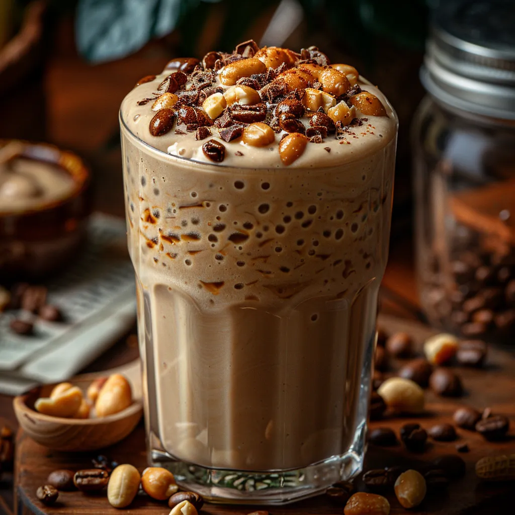 Smoothie Banane Café Chocolat: Boisson Crémeuse