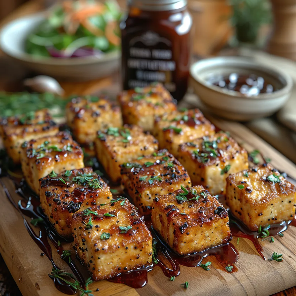 Croquettes Tofu Sauce Barbecue Babeurre
