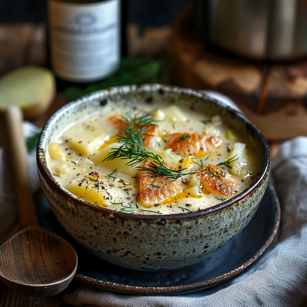 Soupe crémeuse au haddock | Recette écossaise authentique