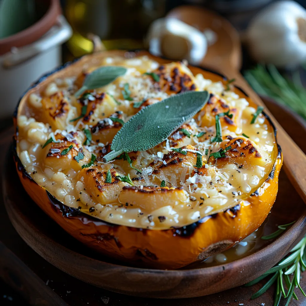 Risotto à la courge butternut