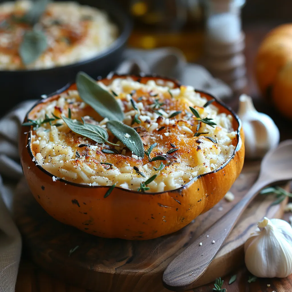 Risotto Courge Butternut Parmesan Automnal