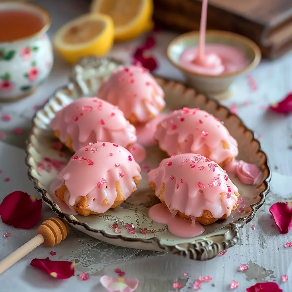 Madeleines à la rose | Recette facile et parfumée pour le goûter