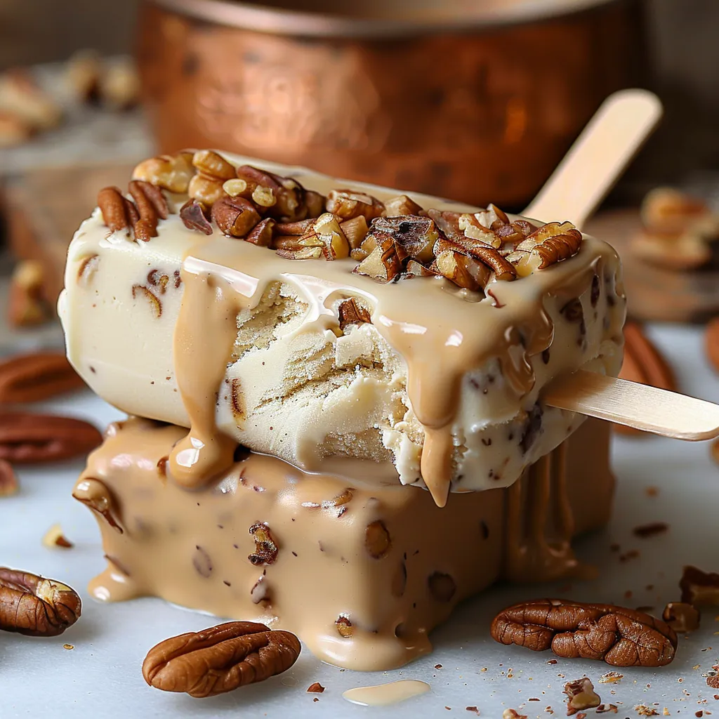 Esquimaux vanille caramel cookie pécan