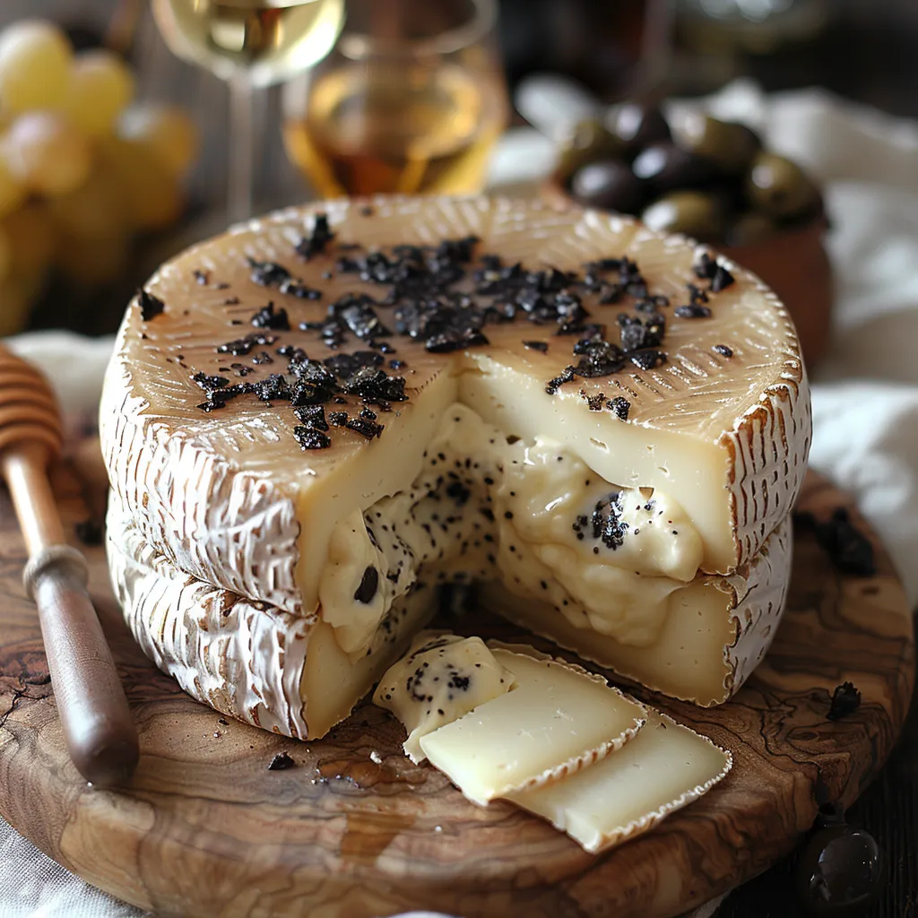 Brillat-Savarin farci truffe olives élégant