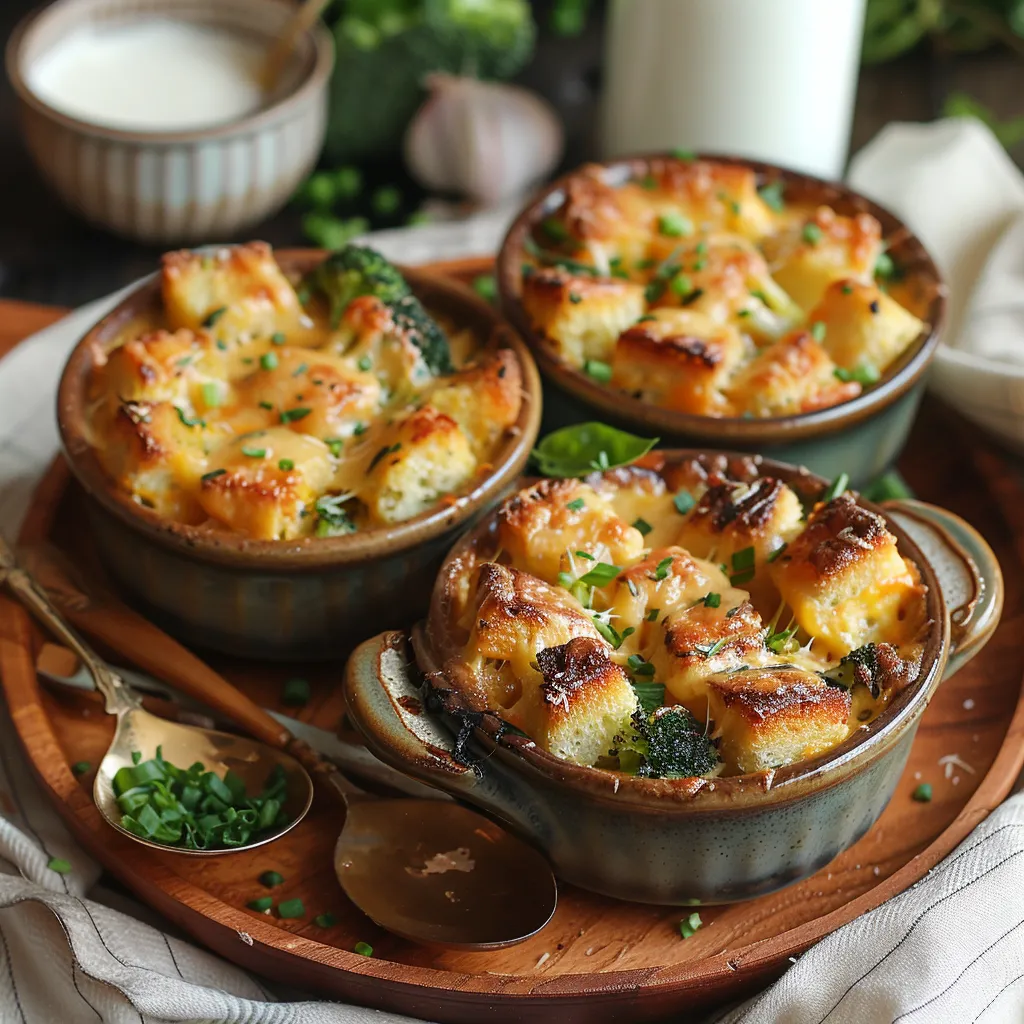 Ramequins de brocoli et cheddar | Petit déjeuner nutritif et savoureux