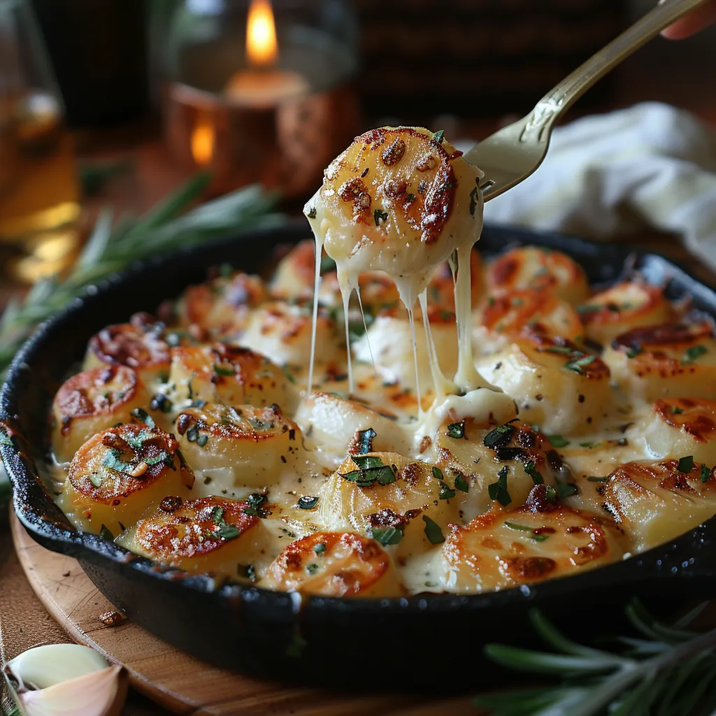 Recette de truffade auvergnate avec pommes de terre et tome fraîche de Cantal