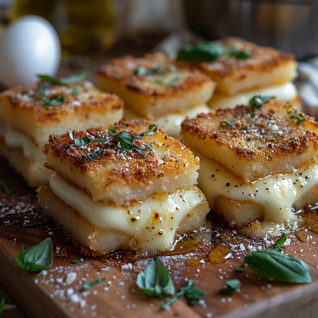 Mozzarella in carrozza, le sandwich frit italien croustillant au fromage fondant