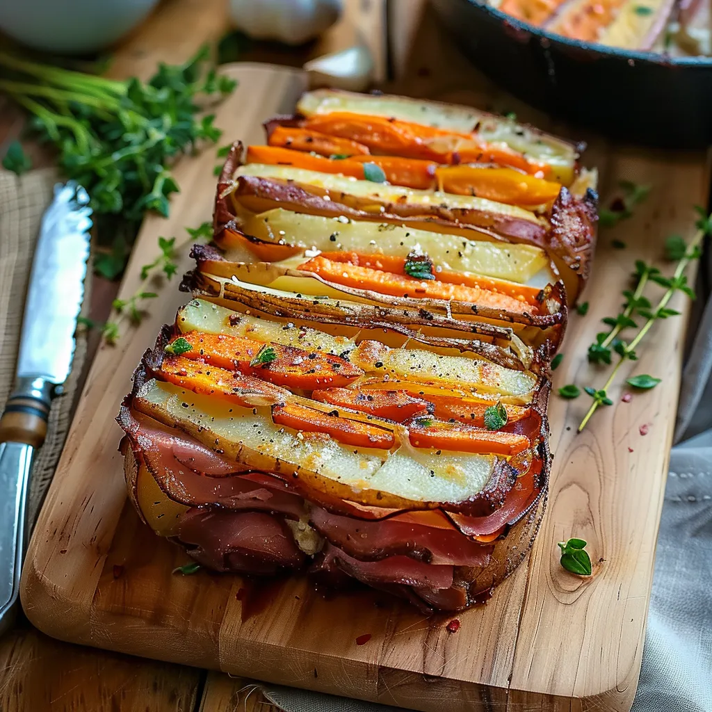 Recette Terrine de Légumes à la Tomme et Jambon de Bayonne IGP - Entrée raffinée