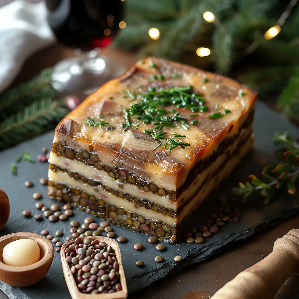 Terrine Lentilles Foie Gras