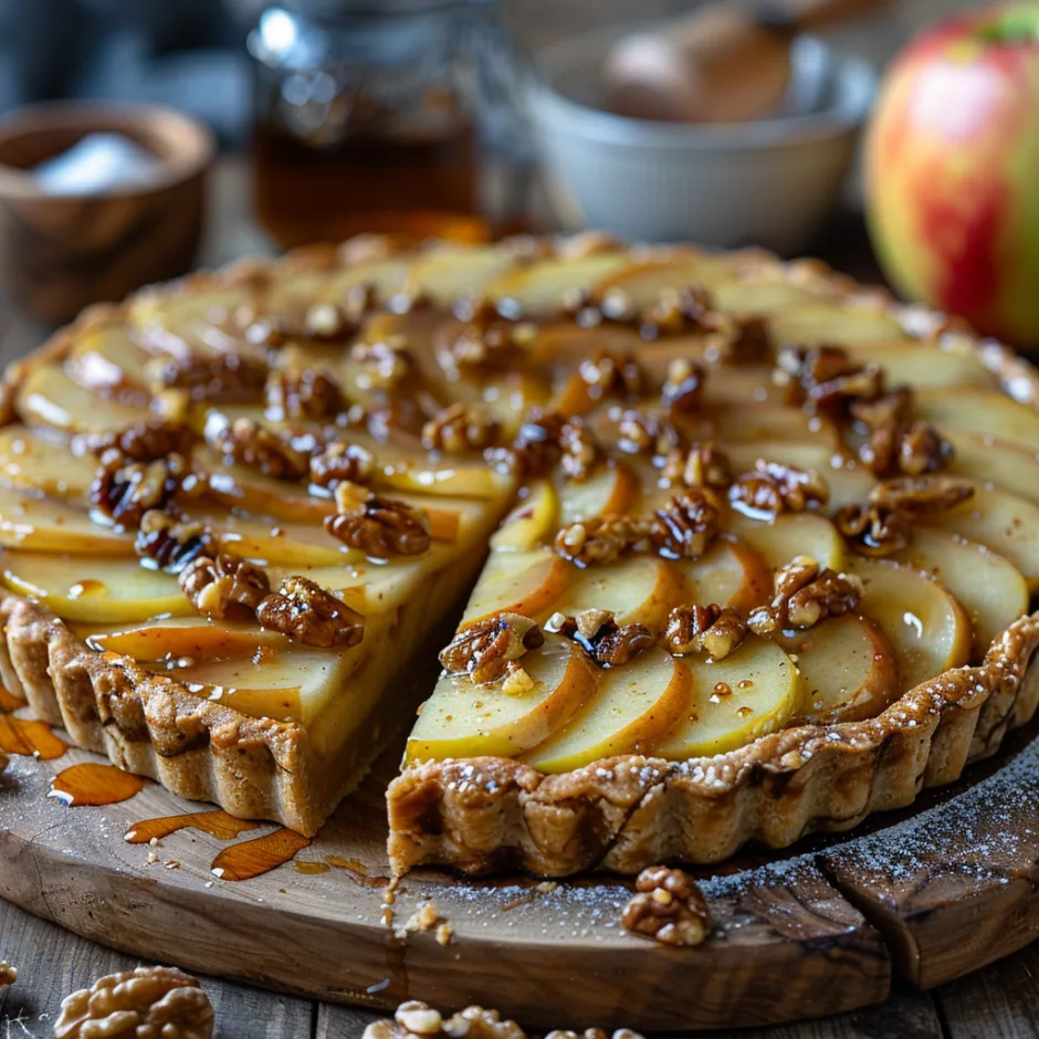 Gâteau Français Nillon Noix Pommes
