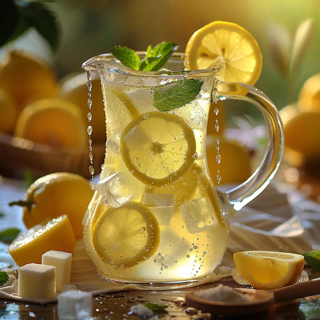 Limonade Citron Maison - Recette Facile Estivale