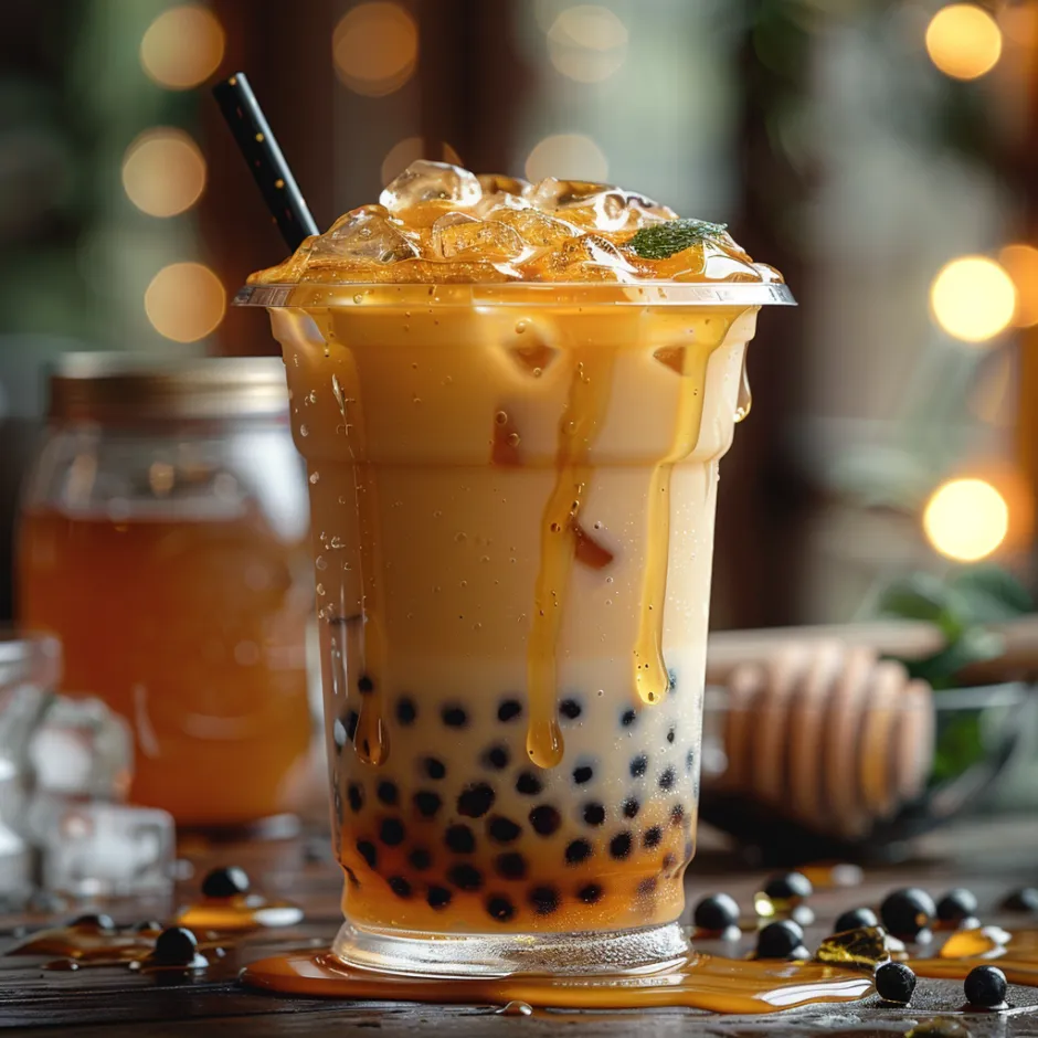 Recette Bubble Tea Taïwanais Maison - Perles de tapioca et thé noir en 15 min
