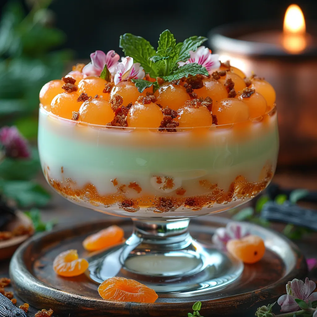 Meilleure Panna Cotta Abricots Spectaculaire