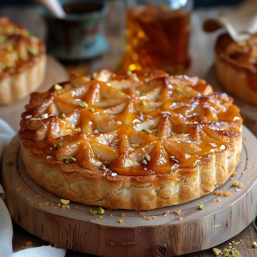 Recette authentique du gâteau Alcazar aux amandes et abricots