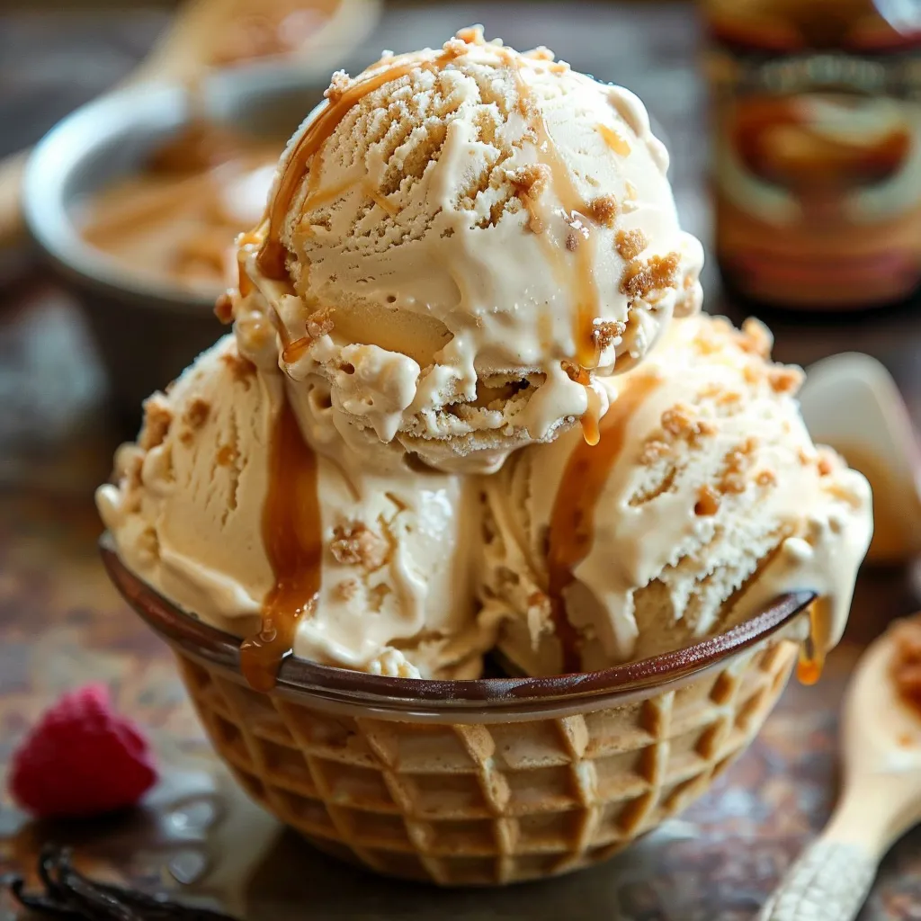 Meilleure Glace Caramel Sans Sorbetière Crémeuse