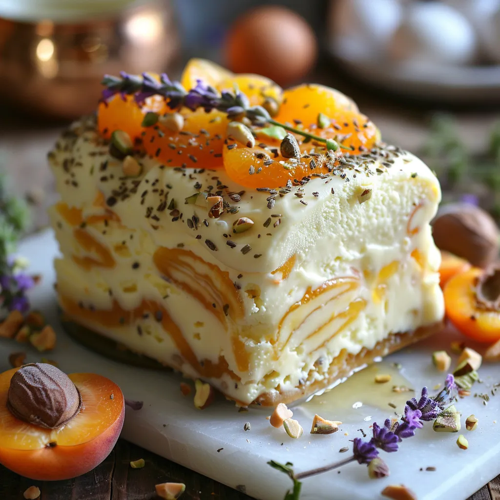 Meilleur Semifreddo Abricots Pistache Lavande