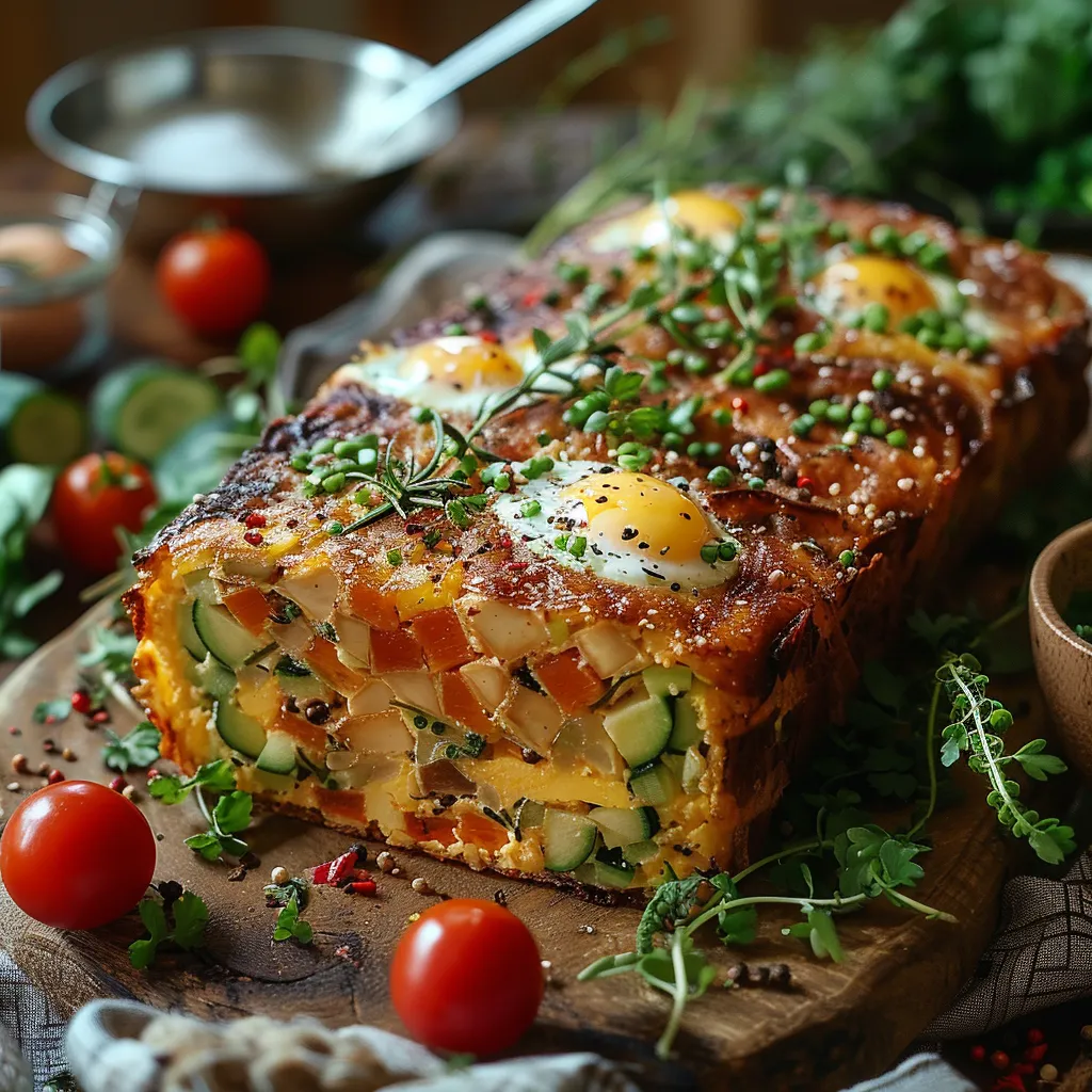 Meilleure Terrine Légumes Œufs Buffet Froid
