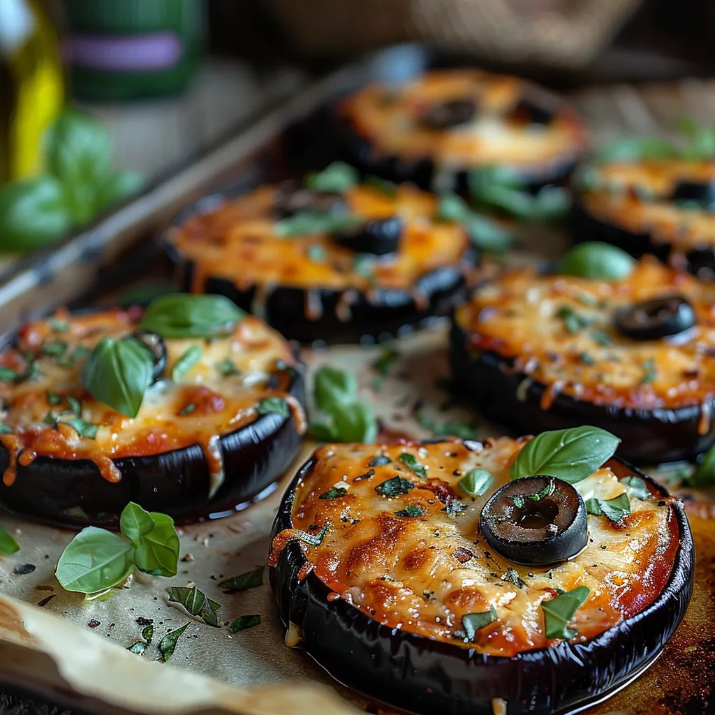 Recette Pizza Aubergine Sans Pâte - Alternative saine et rapide en 20 min
