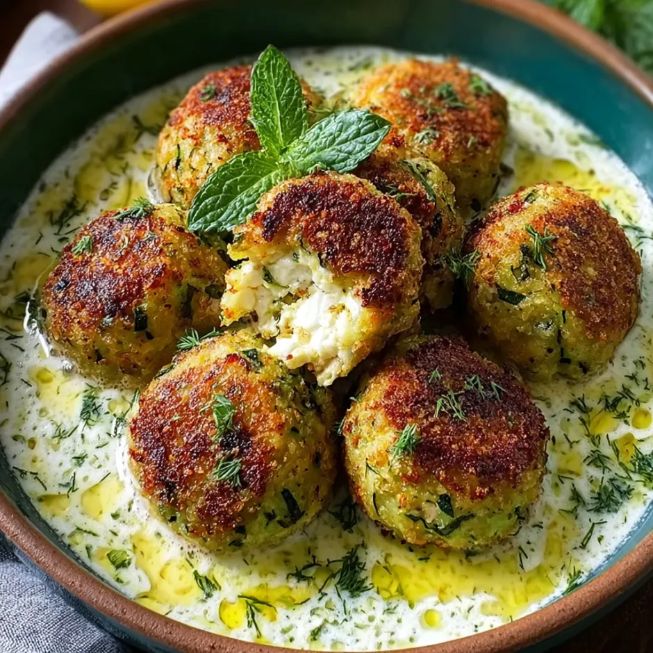 Recette Boulettes Courgettes Feta Herbes Méditerranéennes