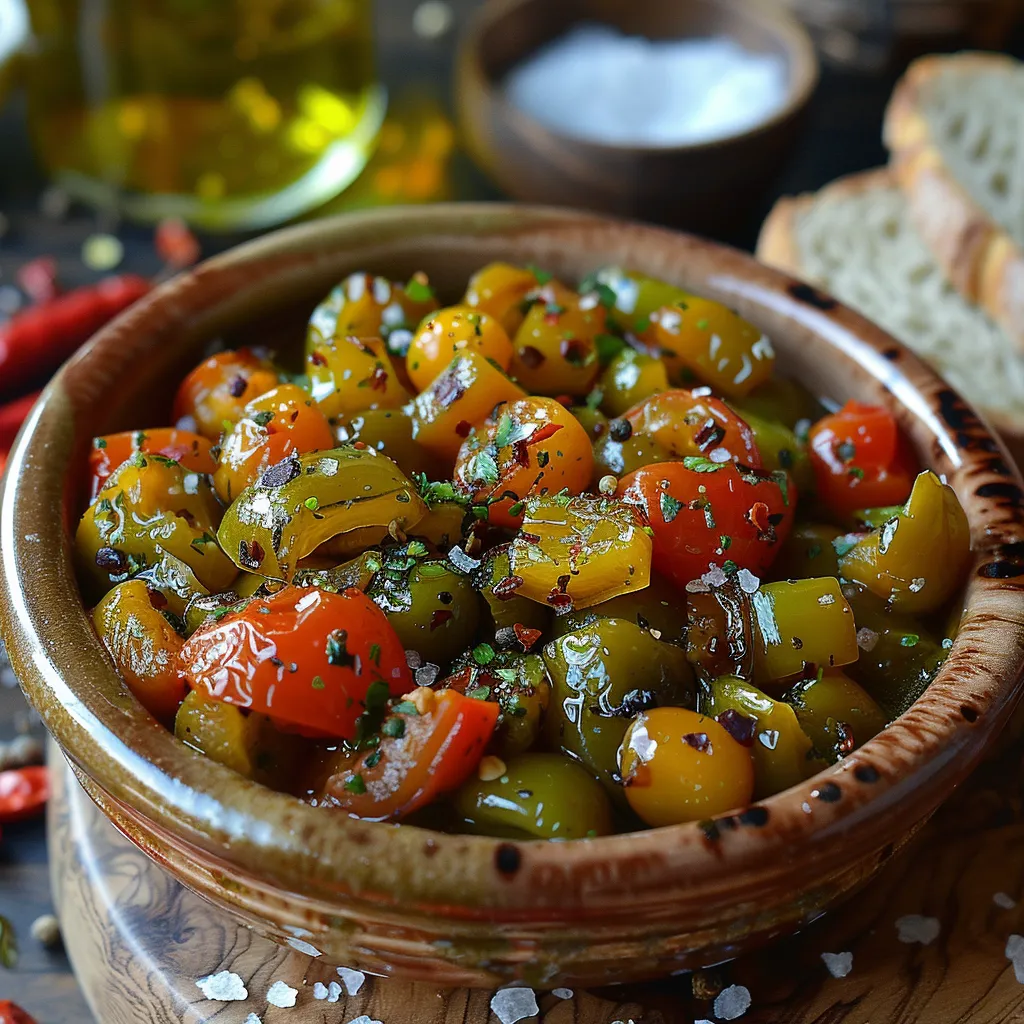 Salade de poivrons kabyle Ifelfel szith